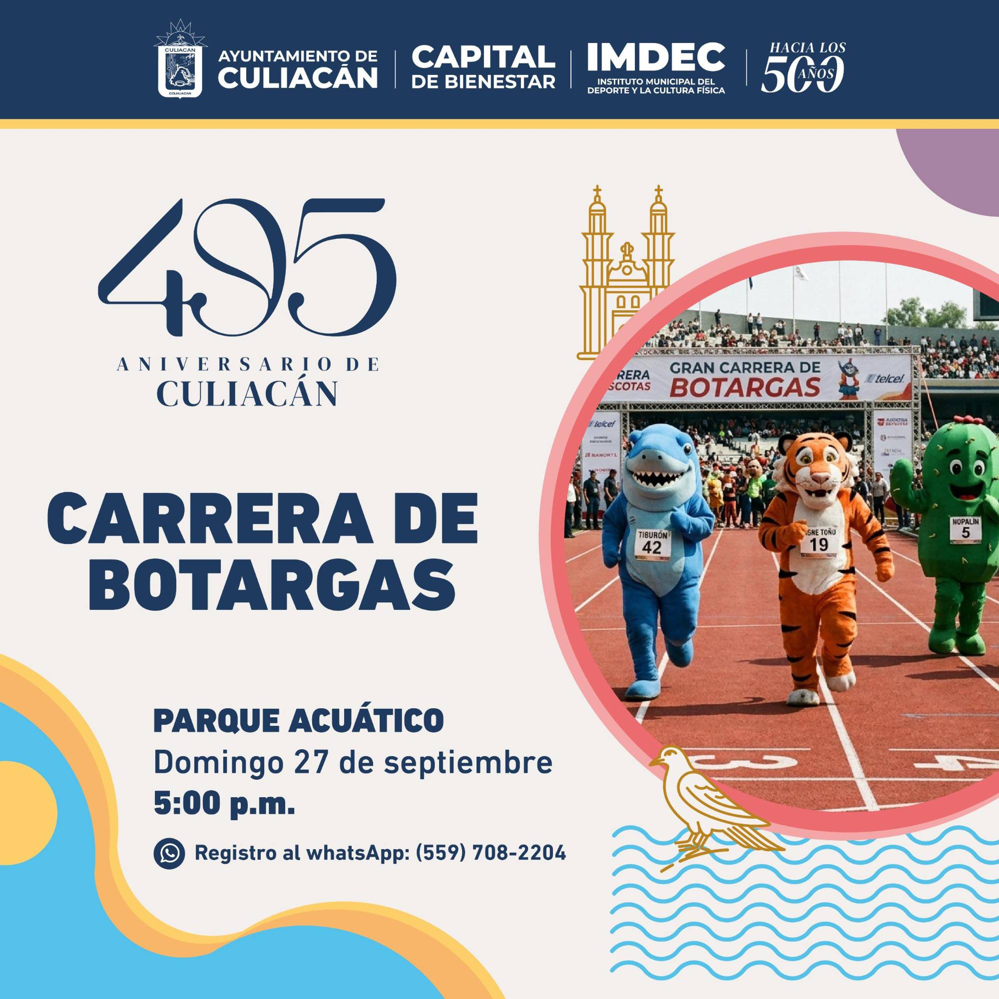$!Imdec se suma a los festejos por el 495 aniversario de Culiacán