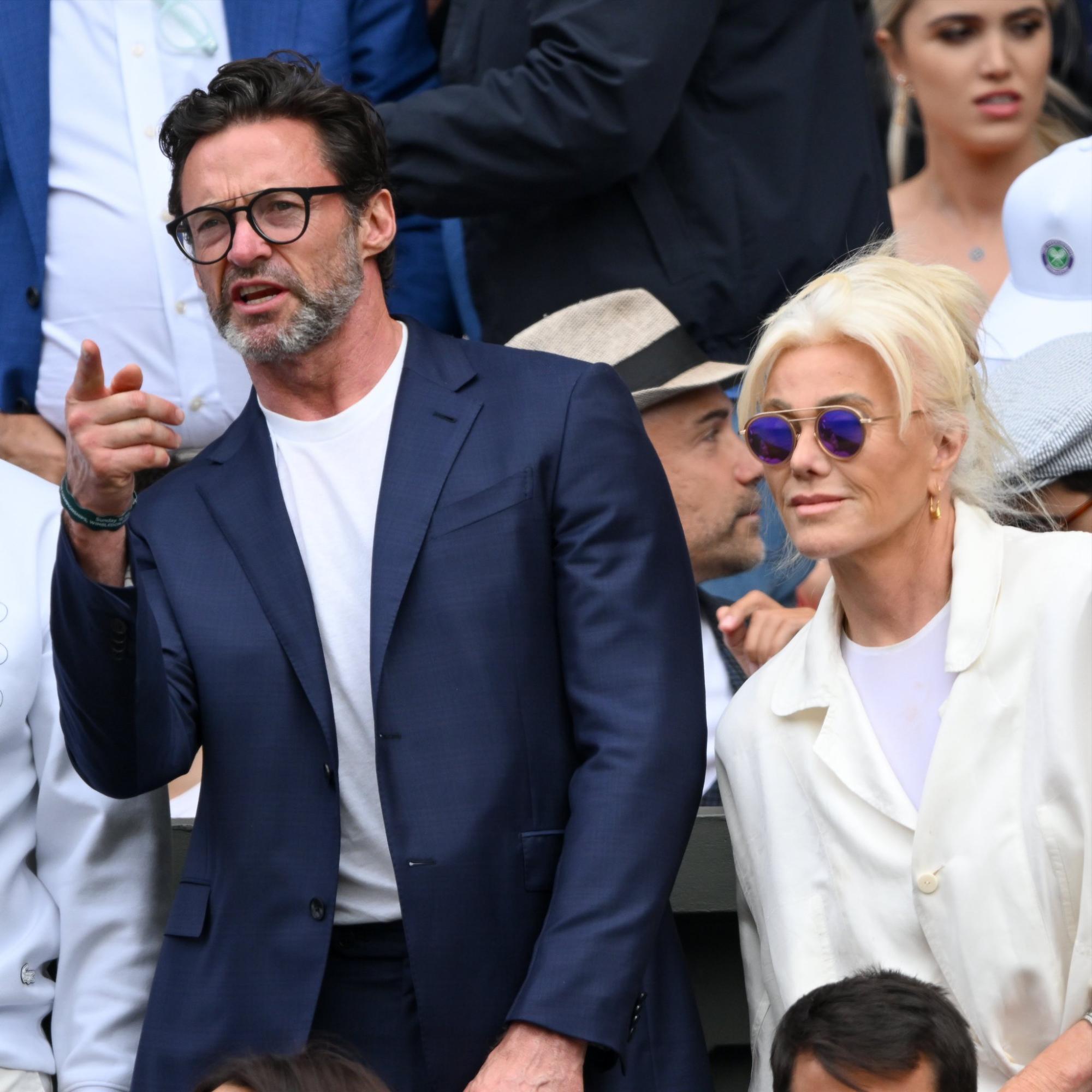 $!Brad Pitt, Hugh Jackman, Daniel Craig y más famosos, en la gran final de Wimbledon