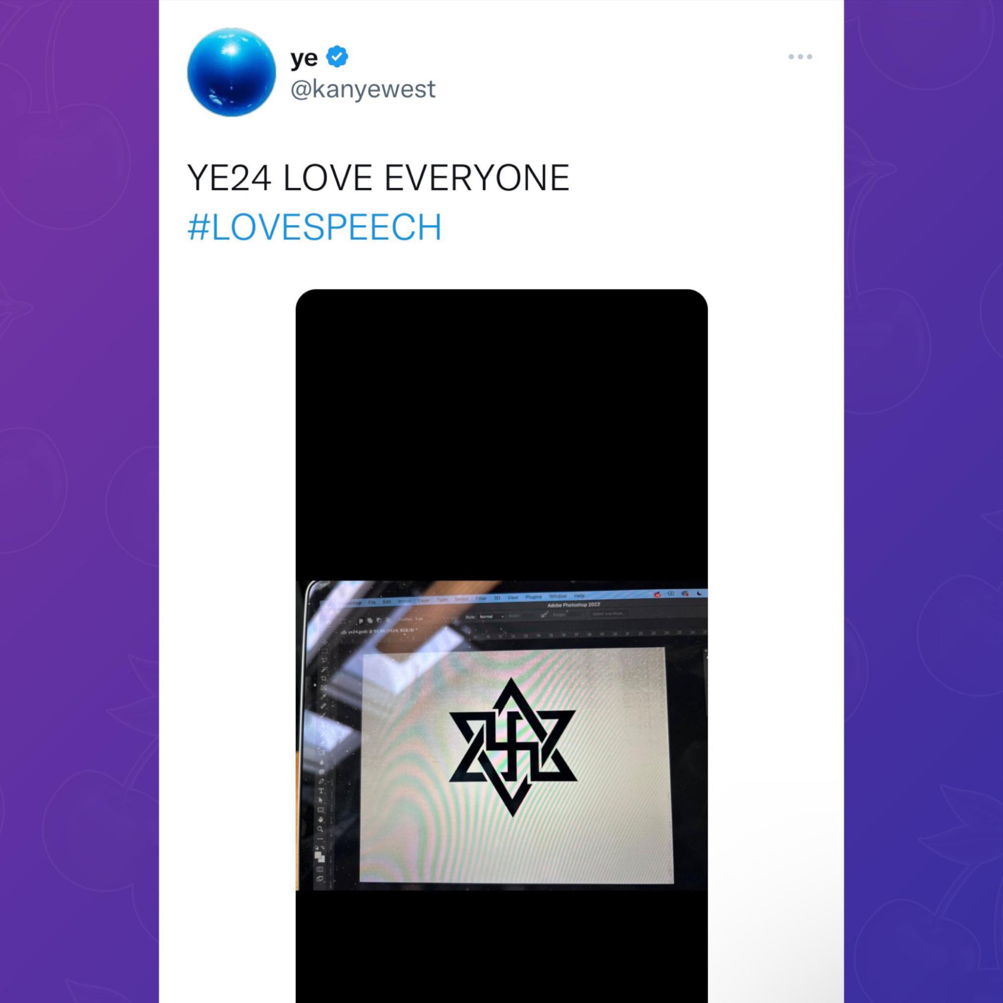 $!Suspenden cuenta de Twitter de Kanye West tras publicar esvástica