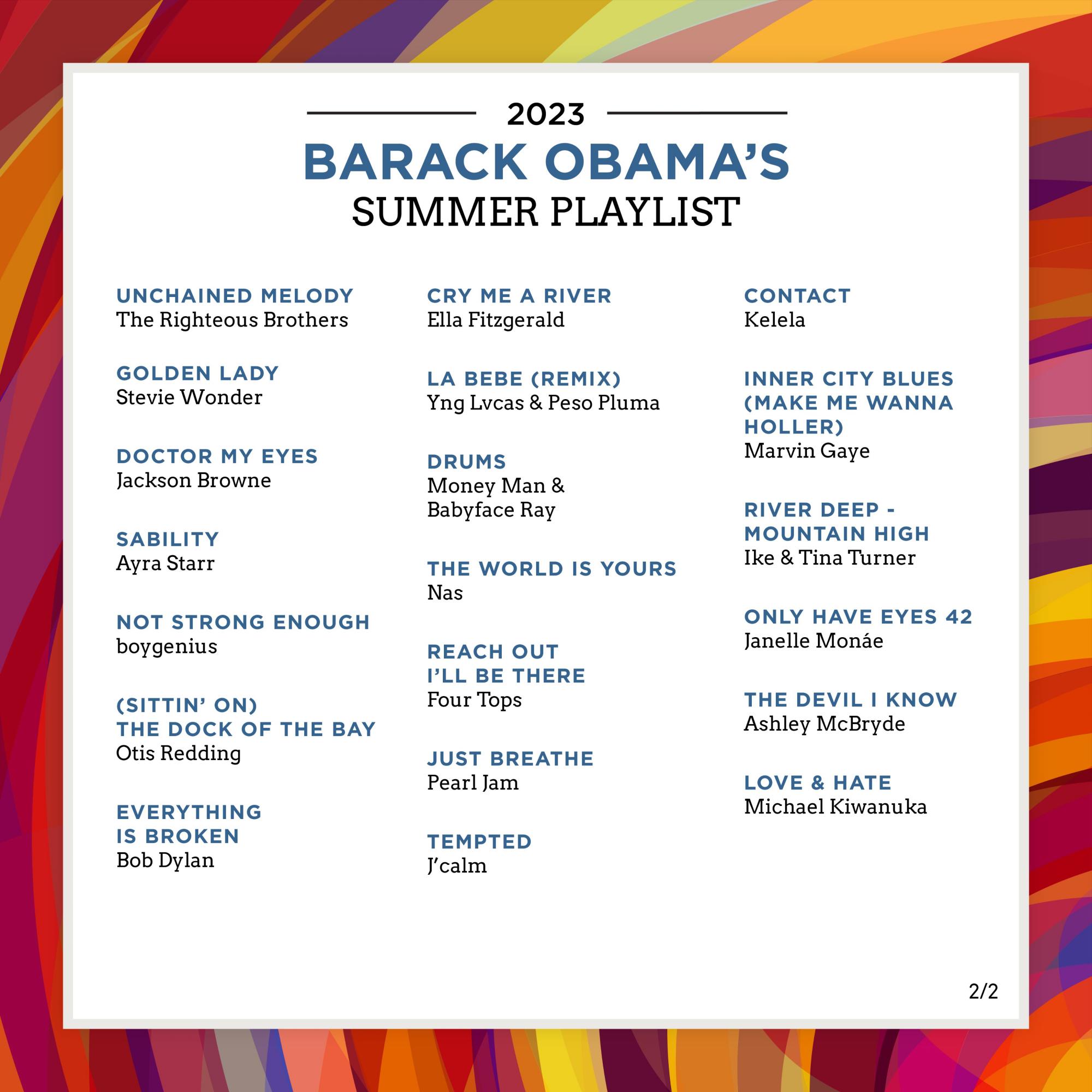 $!Figura Peso Pluma en el Playlist de verano de Barack Obama