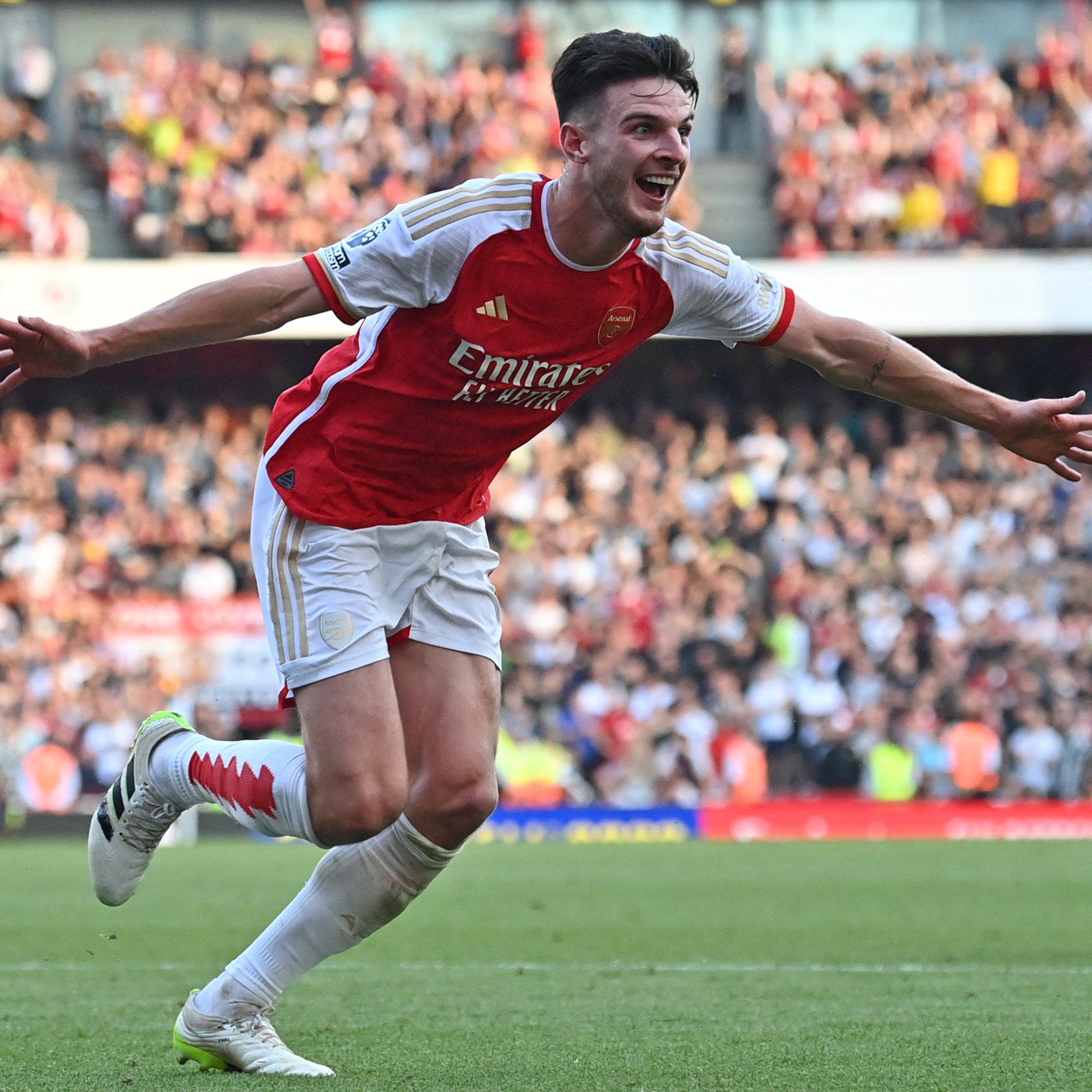 $!Rice impulsa remontada del Arsenal ante Manchester United