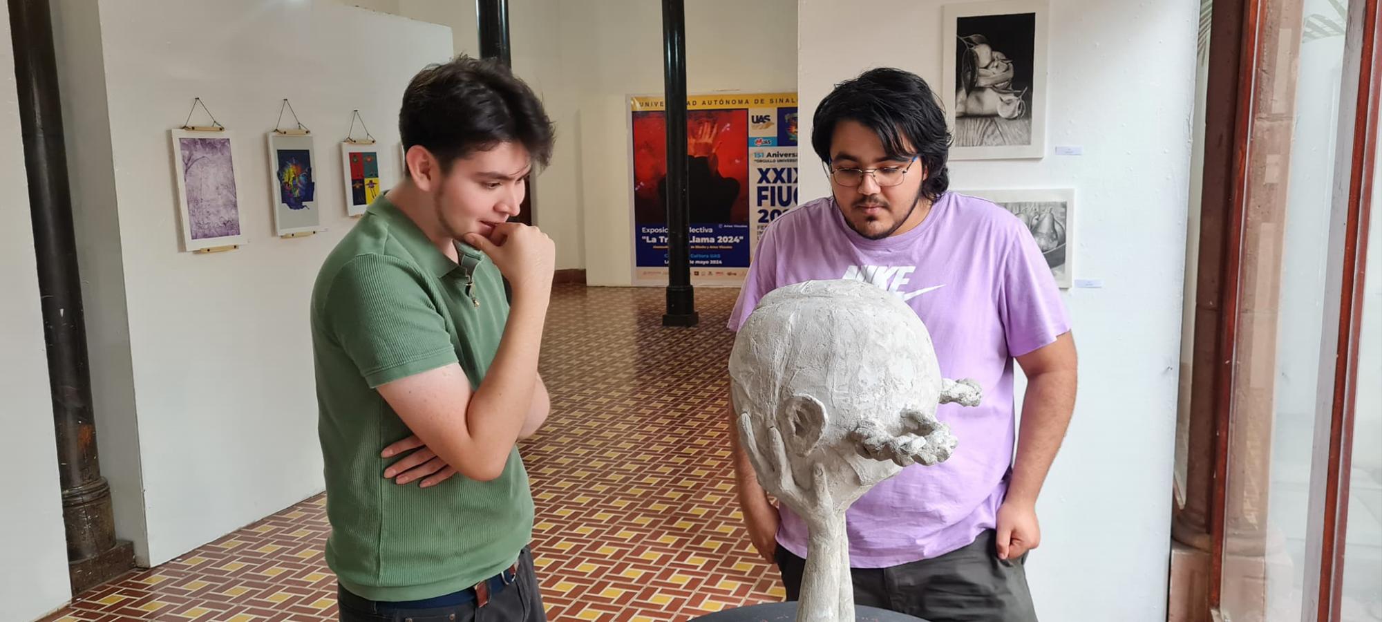 $!Exponen ‘La triple llama 2024’ alumnado de la Escuela de Diseño y Artes Visuales