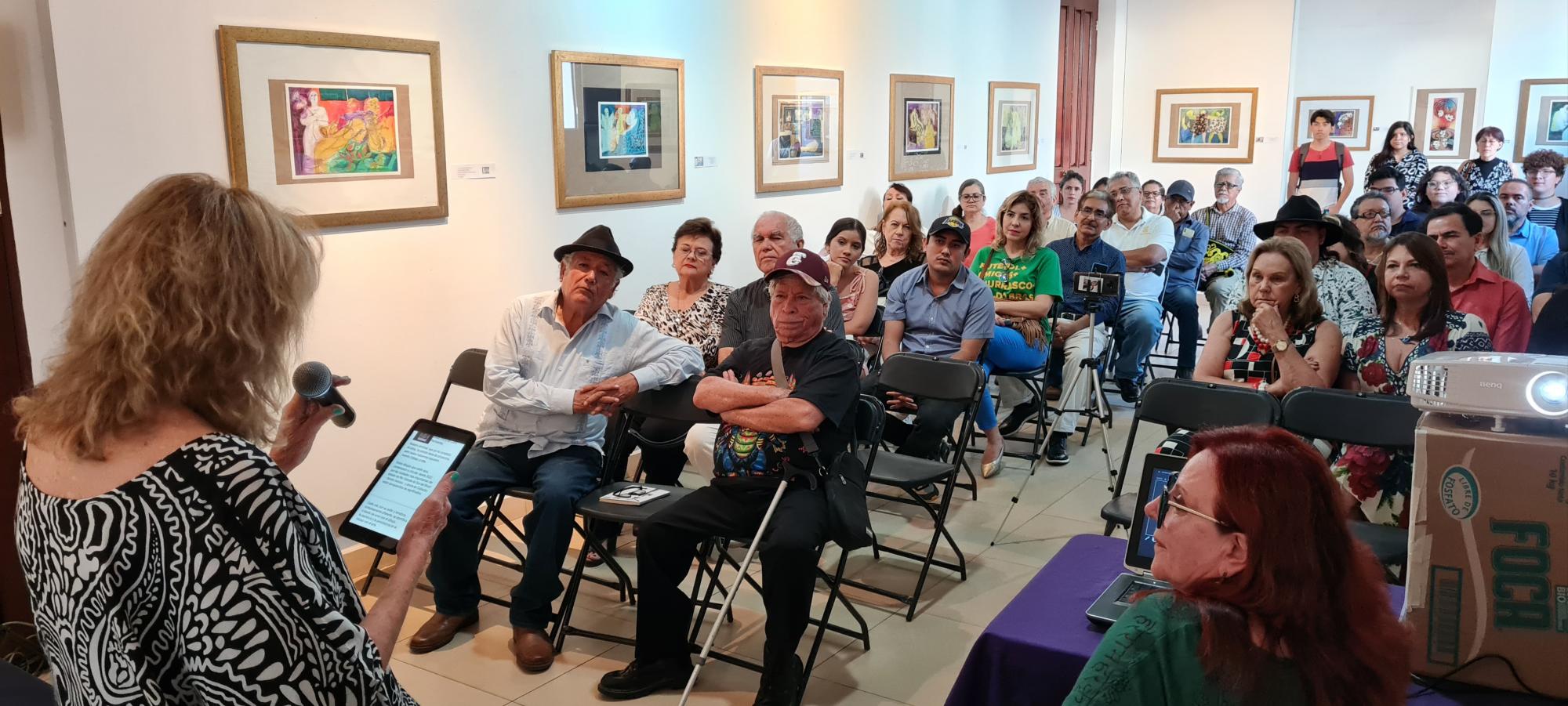 $!La jornada ofreció además la Conferencia “Sobre Arte y Literatura”, impartida por Liana Timm.