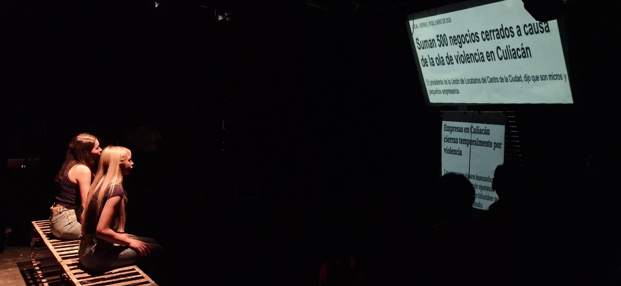 $!La puesta en escena relata la crisis de violencia en Sinaloa, a través de distintos personajes.
