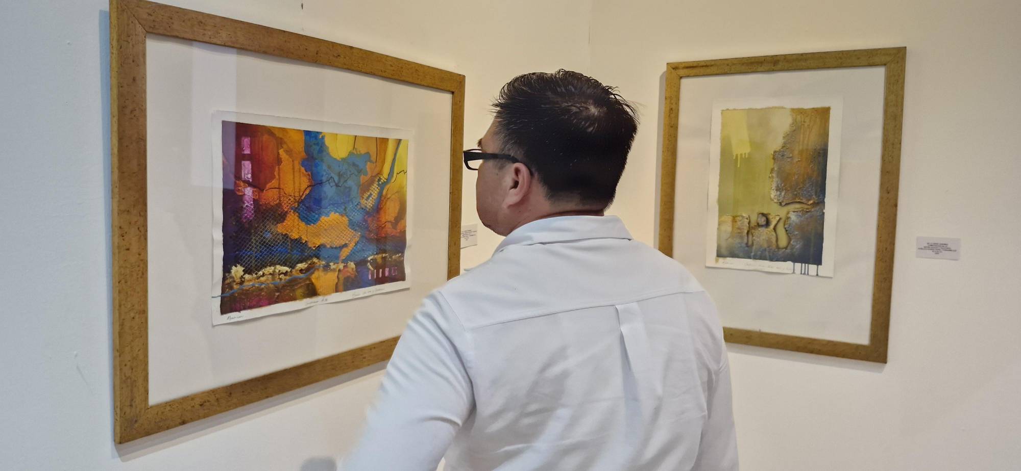 $!La obra muestra los colores de Colombia.