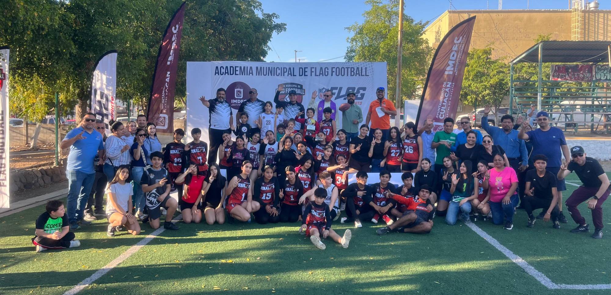 $!Inauguran en Culiacán la primera Academia Municipal NFL Flag Tochito