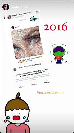 Anahí confiesa su arrepentimiento por no contestarle mensajes a Miguel Ángel Silvestre