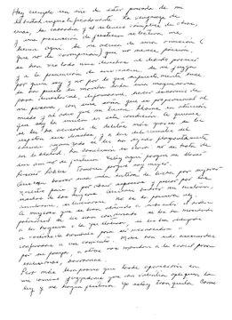 Carta de Rosario Robles a un año de estar privada de la libertad desde Santa Martha.
