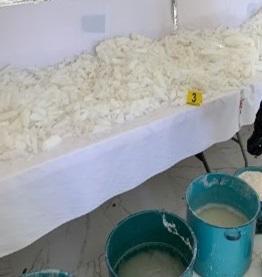 FGR asegura clorhidrato de metanfetamina en cateo en Cosalá