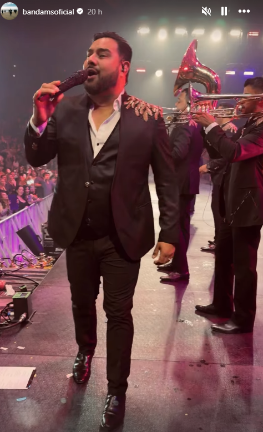 Alan Ramírez en pleno concierto en Texas.