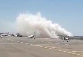 $!Se desploma helicóptero de la Marina en aeropuerto de Mazatlán