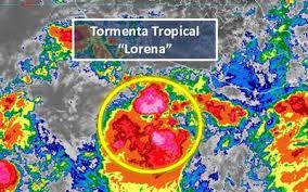 Tormenta Lorena dejará lluvias en el sur de Sinaloa