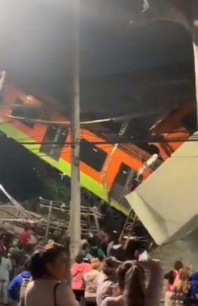 Colapsa puente del Metro en la Línea 12; hay 23 muertos y 79 lesionados