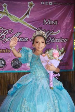 Ivanna Sánchez fue coronada como Mini Belleza México Sinaloa 2023, en la categoría Infantil.