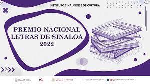 La convocatoria para participar en el Premio Nacional de las Letras de Sinaloa 2022 se cierra este 21 de octubre.