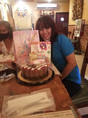 Celina Tirado Navarro, el día de su cumpleaños.
