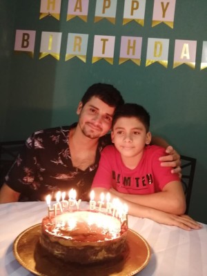 Dereck Gerardo y su papá, Gerardo Molina festejan juntos sus cumpleaños