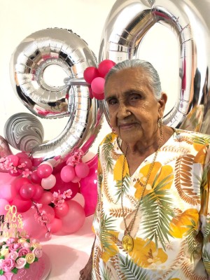 Francisca Lamarque Sarabia celebra sus 90 años de vida