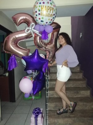 Gabriela Fernanda Portillo es consentida en su cumpleaños