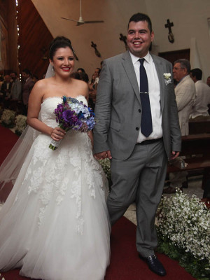 Lupita y Daniel llegan al altar