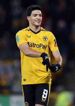 Raúl Jiménez no tuvo minutos en el juego.