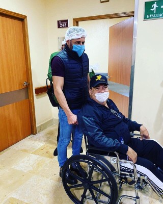Julio Preciado sale del hospital después del trasplante de riñón