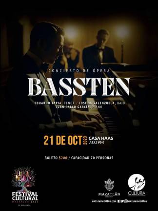 BassTen, música en tres idiomas, se presentará este sábado 21 de octubre en Casa Haas.