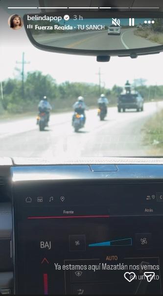 $!Llega Belinda al puerto de Mazatlán para presentarse esta noche en el Estadio Teodoro Mariscal