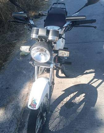 Fue en la colonia Valle del Sol donde se localizó la motocicleta.
