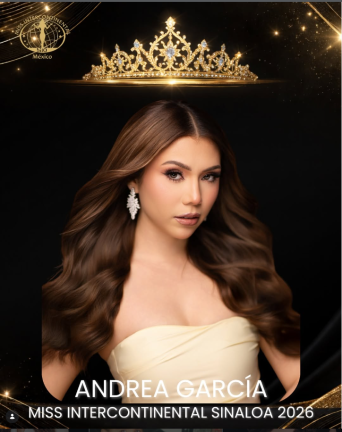 Andrea Elizabeth García Navarro se abre camino en Miss Intercontinental México con una propuesta que une arte y cultura.