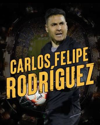 Carlos Felipe Rodríguez será el segundo portero de Tigres.