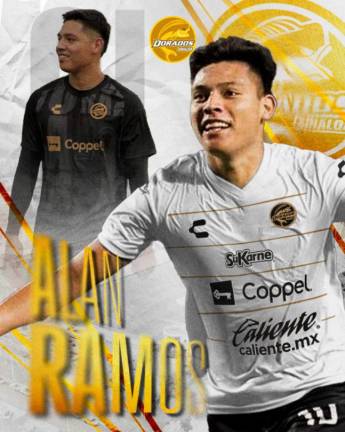 Alan Ramos es nuevo atacante de Dorados de Sinaloa