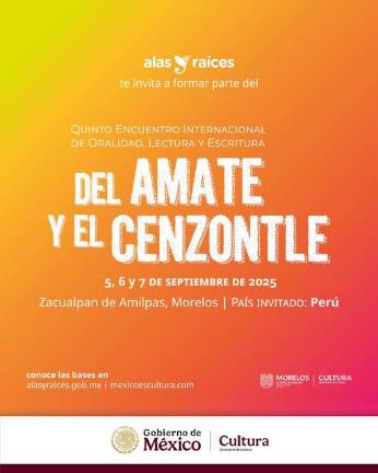 Charlarán sobre la convocatoria para participar en el encuentro Del amate y el Cenzontle.
