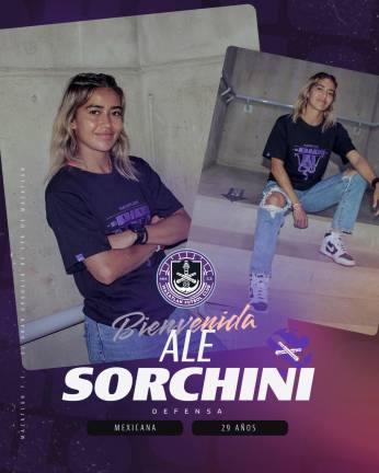 Alejandra Sorchini es nueva cañonera.