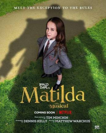 Matilda, el musical estará disponible en Netflix el 25 de diciembre.