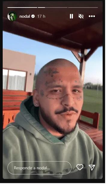 $!Christian Nodal reaparece con cambio de look