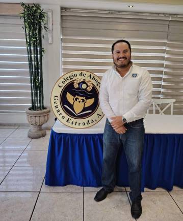 Martín Morales Acuña fue electo como nuevo presidente del Colegio de Abogados Genaro Estrada A.C.