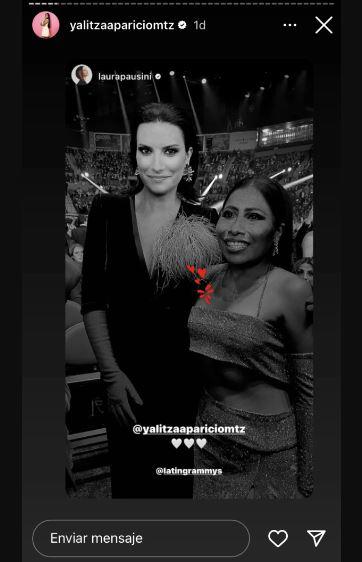 $!Critican a Laura Pausini por editar foto junto a Yalitza Aparicio