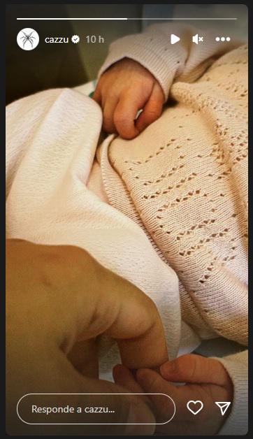 $!Cazzu comparte nueva foto de su bebé con Christian Nodal