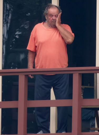 $!Causa en redes preocupación el aspecto del actor Jack Nicholson