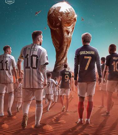 Tanto Argentina como Francia buscan su tercera Copa del Mundo.