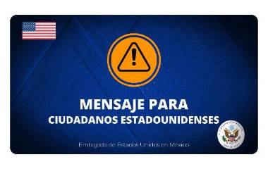 La Embajada de Estados Unidos en México envió una alerta a la ciudadanía ante los posibles efectos del huracán Polo.