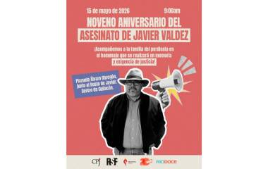 Este viernes se cumplen 9 años del asesinato del periodista Javier Valdez.