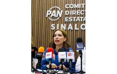 Wendy Barajas Cortés, dirigente del PAN en Sinaloa, critica el informe de la Presidenta Claudia Sheinbaum Pardo.