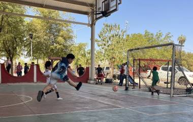 El evento forma parte de las actividades deportivas que se promueven en la sindicatura para mantener a niños y jóvenes activos durante el periodo vacacional.