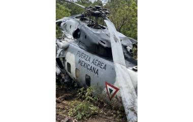 Un helicóptero de la Fuerza Aérea Mexicana debió realizar un aterrizaje de emergencia en el centro de adiestramiento de El Salto, Durango.