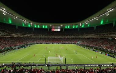 El Estadio Guadalajara durante el juego Corea del Sur vs. Chequia.