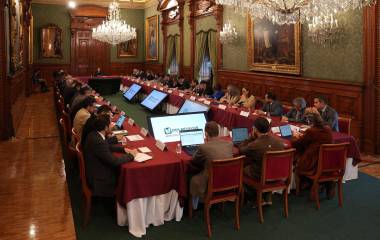 Al encuentro acudieron mandatarios estatales de la autodenominada Cuarta Transformación.