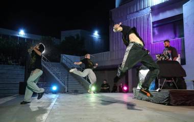 Los artistas mostraron sus movimientos en el escenario del Urban Fest.