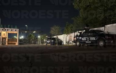 Operativo realizado la noche del martes en una torre del sector Infonavit Humaya, en Culiacán.